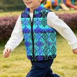 Tribal Pattern Native American-Inspired Children's Quilted Lightweight Vest GB-NAT00688