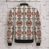 Tribal Pattern Native American-Inspired Quilted Jacket GB-NAT00594