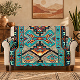 Tribal Pattern Native American-Inspired Quilted Sofa Cover - Loveseat or 3-Seater GB-NAT00016