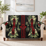 Tribal Pattern Native American-Inspired Quilted Sofa Cover - Loveseat or 3-Seater GB-NAT00017-013