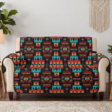Tribal Pattern Native American-Inspired Quilted Sofa Cover - Loveseat or 3-Seater GB-NAT00046-02
