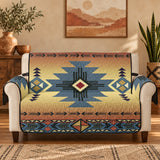 Tribal Pattern Native American-Inspired Quilted Sofa Cover - Loveseat or 3-Seater GB-NAT00057
