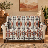 Tribal Pattern Native American-Inspired Quilted Sofa Cover - Loveseat or 3-Seater GB-NAT00594