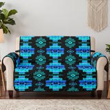 Tribal Pattern Native American-Inspired Quilted Sofa Cover - Loveseat or 3-Seater GB-NAT00720-04