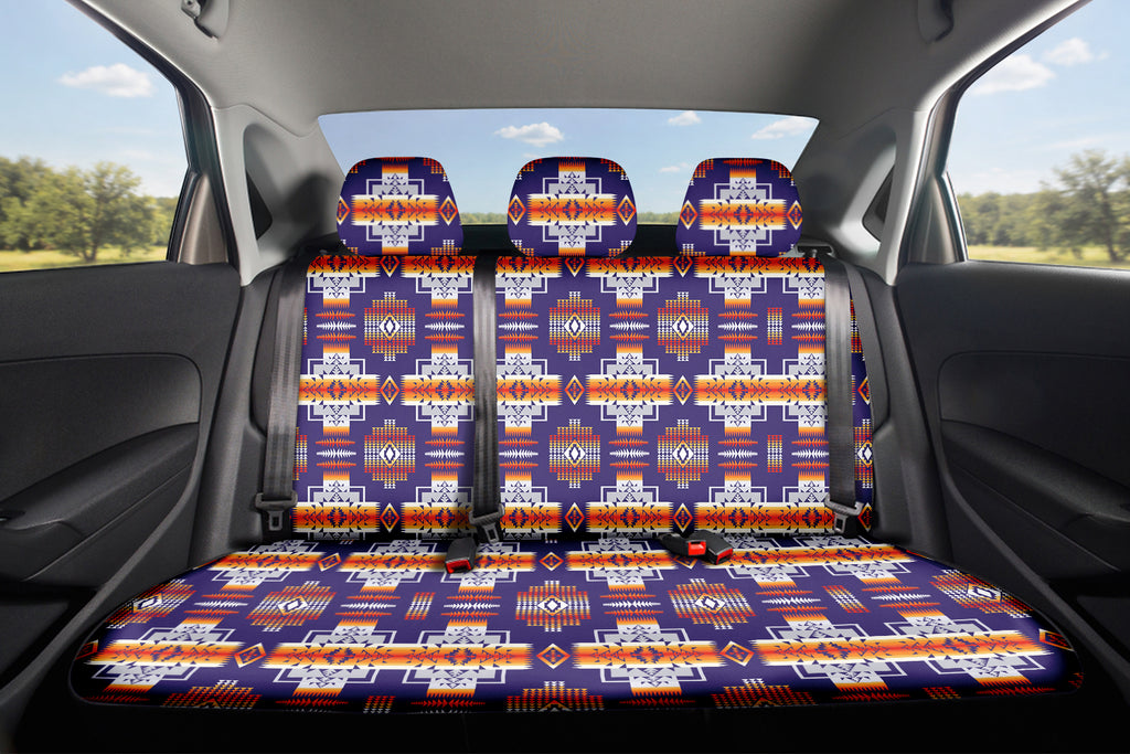 Tribal Pattern Native American Car Back Seat Cover Set GB-NAT0004