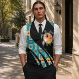 Tribal Turtle Native American Suit Vest Jacket Print Front & Back GB-HW000813v2