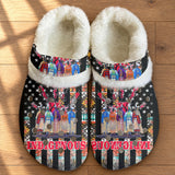 Tribe Feather Pride Native American-Inspired Classic Clogs with Fleece Shoes
