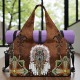 VB250924M04 Chief Wolf Native American Vest Gym Bag