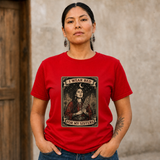 Vintage Tarot Woman Sage Graphic Native American-Inspired 2D T-Shirt TSm042