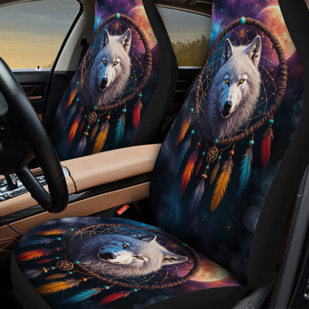 Wolf Dreamcatcher S Native American-Inspired Car Seat Cover – DS260505M03