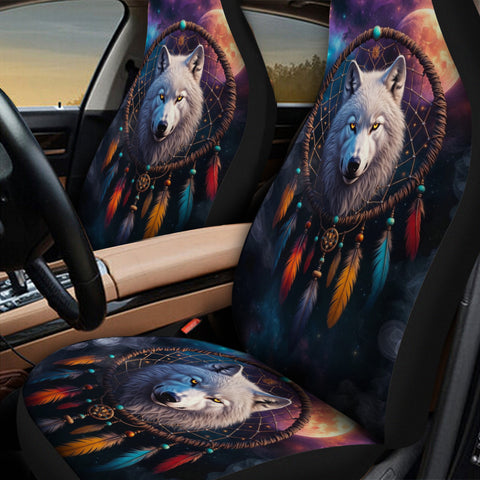 Wolf Dreamcatcher S Native American-Inspired Car Seat Cover – DS260505M03