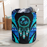 Wolf Dreamcatcher Native American Laundry Basket DS260731M11