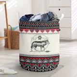Wolf Native American Laundry Basket PBT-0043v3