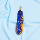 10pcs Colorful Bohemian Ethnic Feather Charms - Romantic DIY Jewelry Pendants