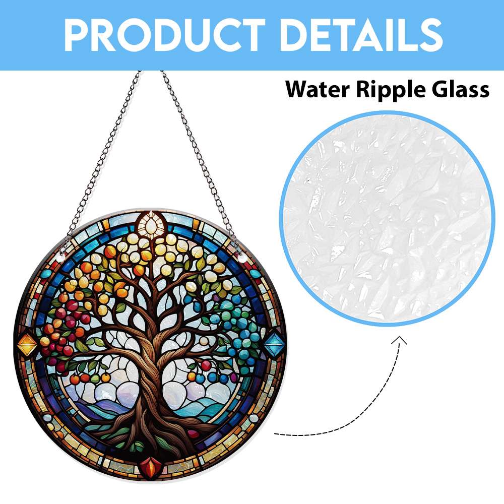 Tree of Life Native American Custom Shape Water Ripple Acrylic Hanging ...