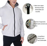 Crimson Warrior Native American-Inspired 3D Fleece Hoodie HWm043