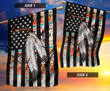 Powwow Storegb nat00108 feather native american flag decor