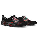 Powwow StoreAQS0036 Tribe Design Native American Aqua Shoes