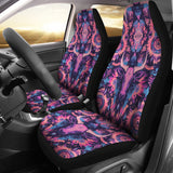 CSA-00245 Bison Skull Pattern Native American Car Seat Cover