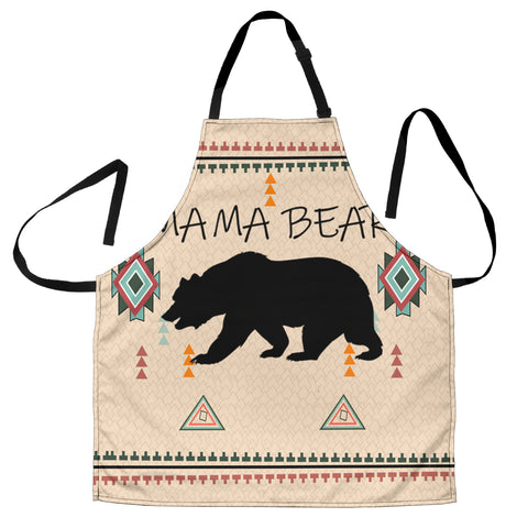 Powwow StoreGBNAT00158 Mama Bear Native Symbol Native American Apron