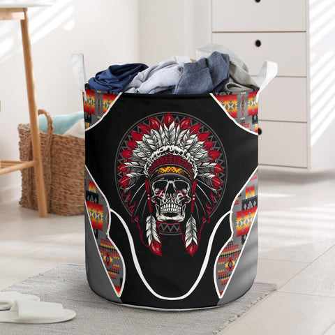 Powwow StoreLB0088 Pattern Native Laundry Basket