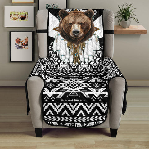 CSF-0060 Bear Native American 23" Chair Sofa Protector