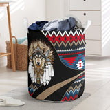 LB00342 Pattern Native American Laundry Basket