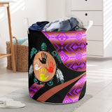 LB00359 Pattern Native American Laundry Basket