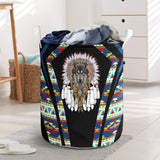 Powwow StoreLB00135 Pattern Native Laundry Basket