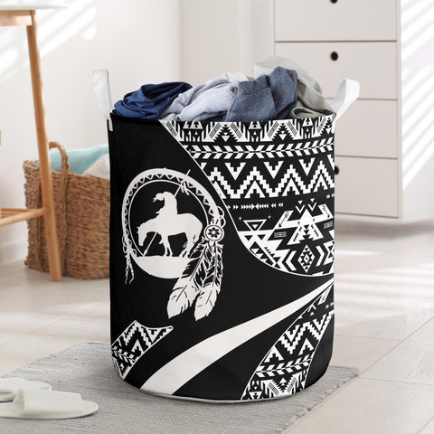 LB00345 Pattern Native American Laundry Basket