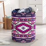 Powwow StoreLB00257 Pattern Native Laundry Basket