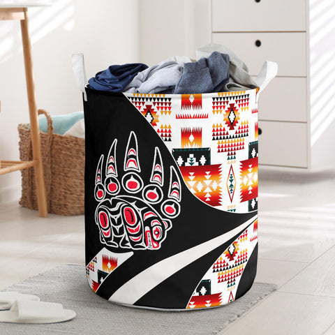 LB00347 Pattern Native American Laundry Basket