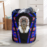 Powwow StoreLB0068 Pattern Native Laundry Basket