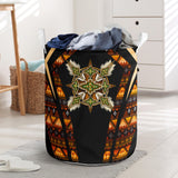 Powwow StoreLB00119 Pattern Native Laundry Basket