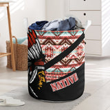 Powwow StoreLB00212 Pattern Native Laundry Basket