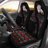 CSA-00193 Feather Native American Car Seat Cover