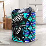 Powwow StoreLB00157 Pattern Native Laundry Basket