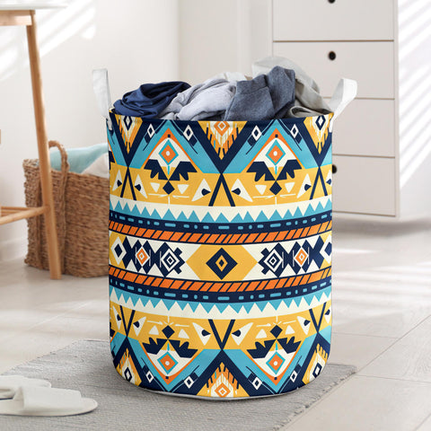 Powwow StoreLB00265 Pattern Native Laundry Basket