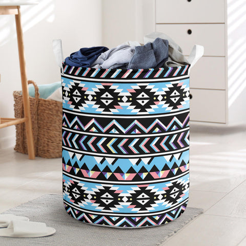 Powwow StoreLB00189 Pattern Native Laundry Basket