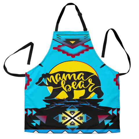 Powwow StoreGBNAT00159 Mama Bear Tribe American Apron