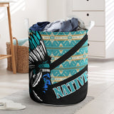 Powwow StoreLB00217 Pattern Native Laundry Basket