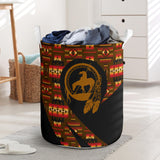 Powwow StoreLB00236 Pattern Native Laundry Basket