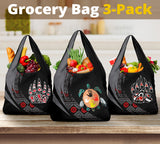 Pattern Native American Grocery Bag 3-Pack SET 63