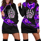 Powwow StoreWHD0013 Southwest Symbol Native American Hoodie Dress