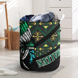 Powwow StoreLB00217 Pattern Native Laundry Basket