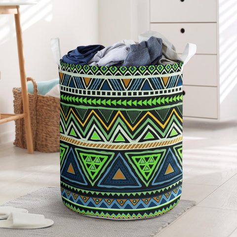 Powwow StoreLB00161 Pattern Native Laundry Basket