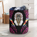 Powwow StoreLB0048 Pattern Native Laundry Basket