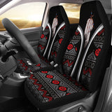 CSA-00213 Feather Pattern Native American Car Seat Cover