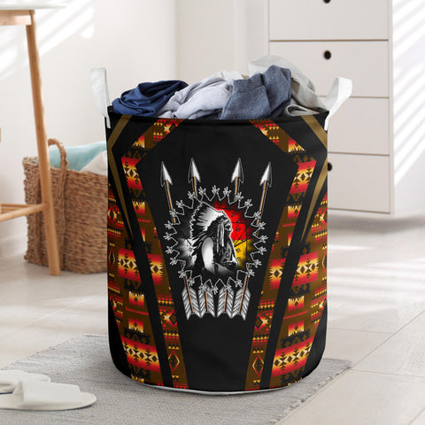 Powwow StoreLB0061 Pattern Native Laundry Basket