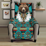 CSF-0074 Bear Native American 23" Chair Sofa Protector